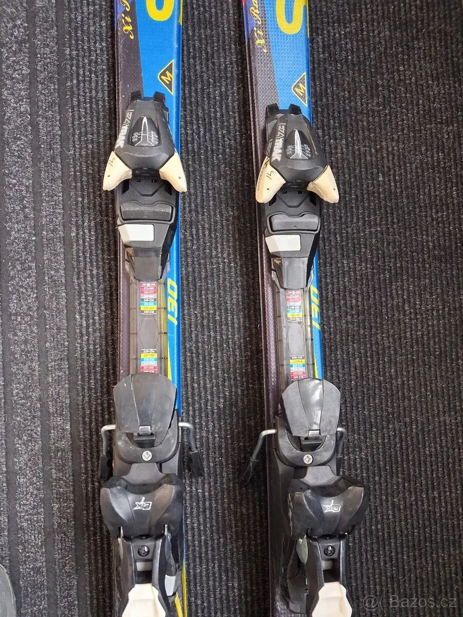 Salomon 130 boty atomic 24 24.5 hůlky 120cm