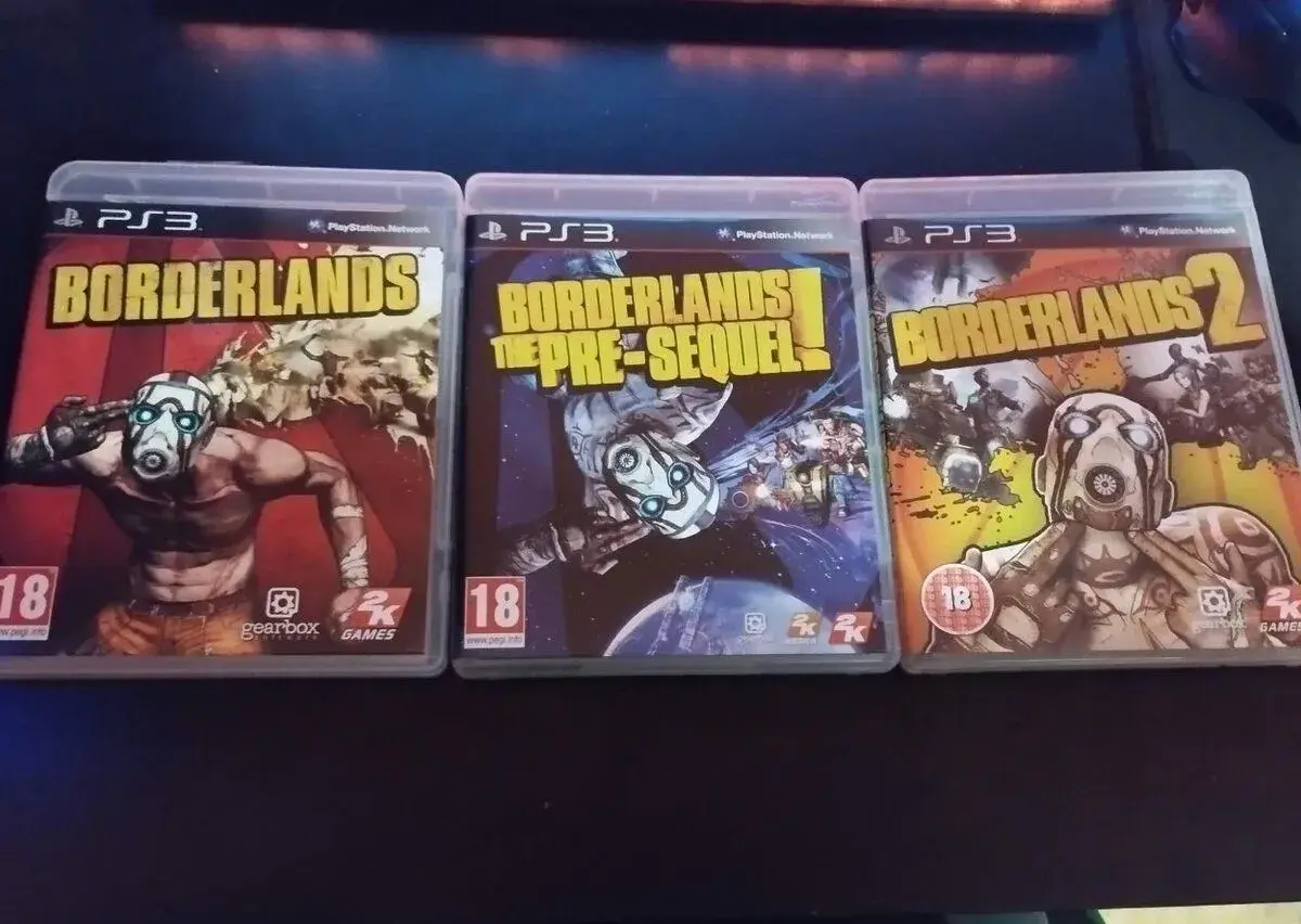 Borderlands 1 +Borderlands The Pre-Sequel +Borderlands 2