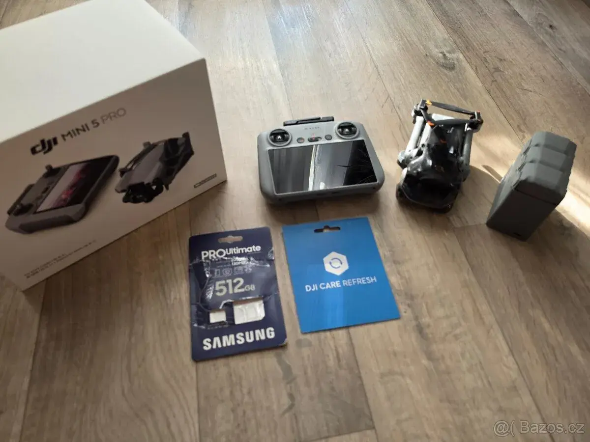 Dji Mini 5 Pro Fly More Combo, karta,záruka