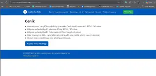 Online angličtina – konverzace, úkoly, zkoušky Cambridge (A2