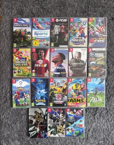 Nintendo switch hry a přislušenství