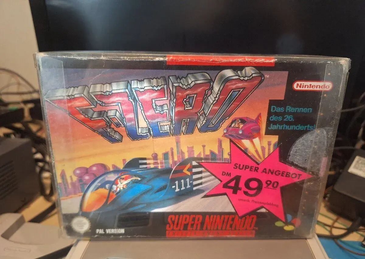 SNES F-Zero videohra