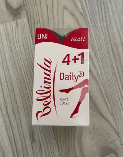 Nové, značkové, silonové ponožky 5 párů BELLINDA.
