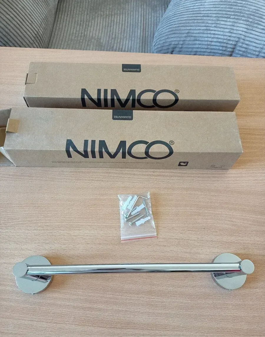 NIMCO koupelnové držáky na ručníky 35cm 58%