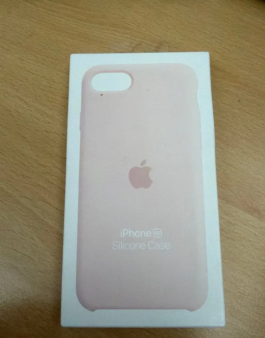 Originální Apple Silicone Case iPhone SE / 8 / 7-Chalk Pink
