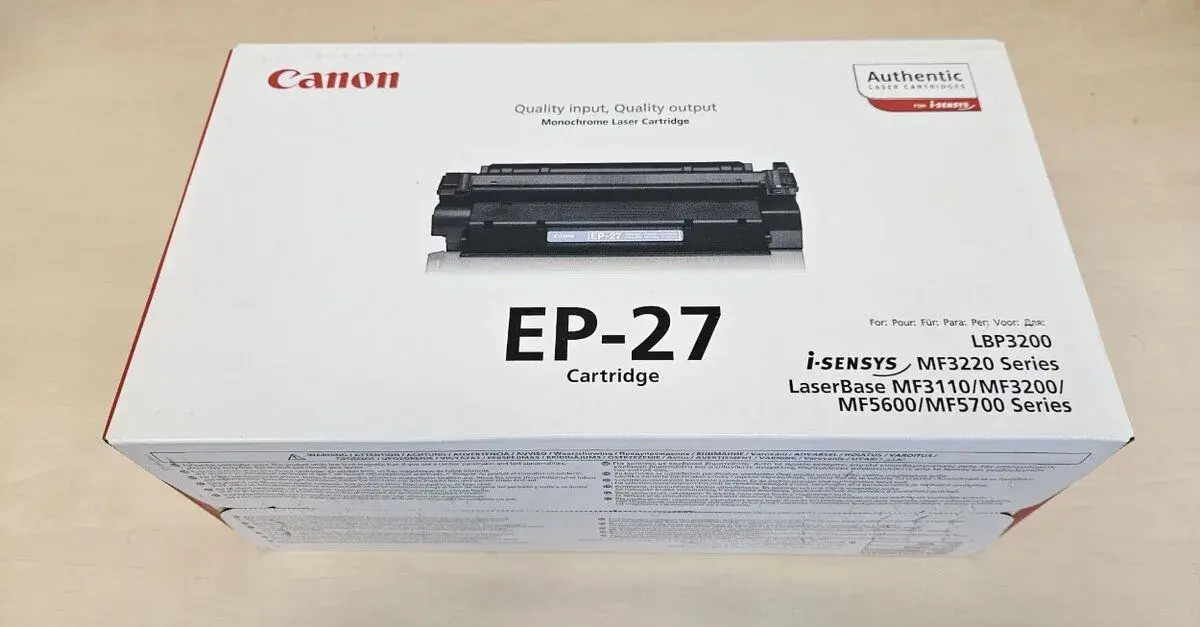 Originální toner Canon EP-27 – nový, neotevřený