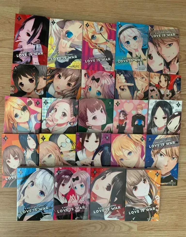 Manga komiks Kaguya-sama: Love Is War 1–24