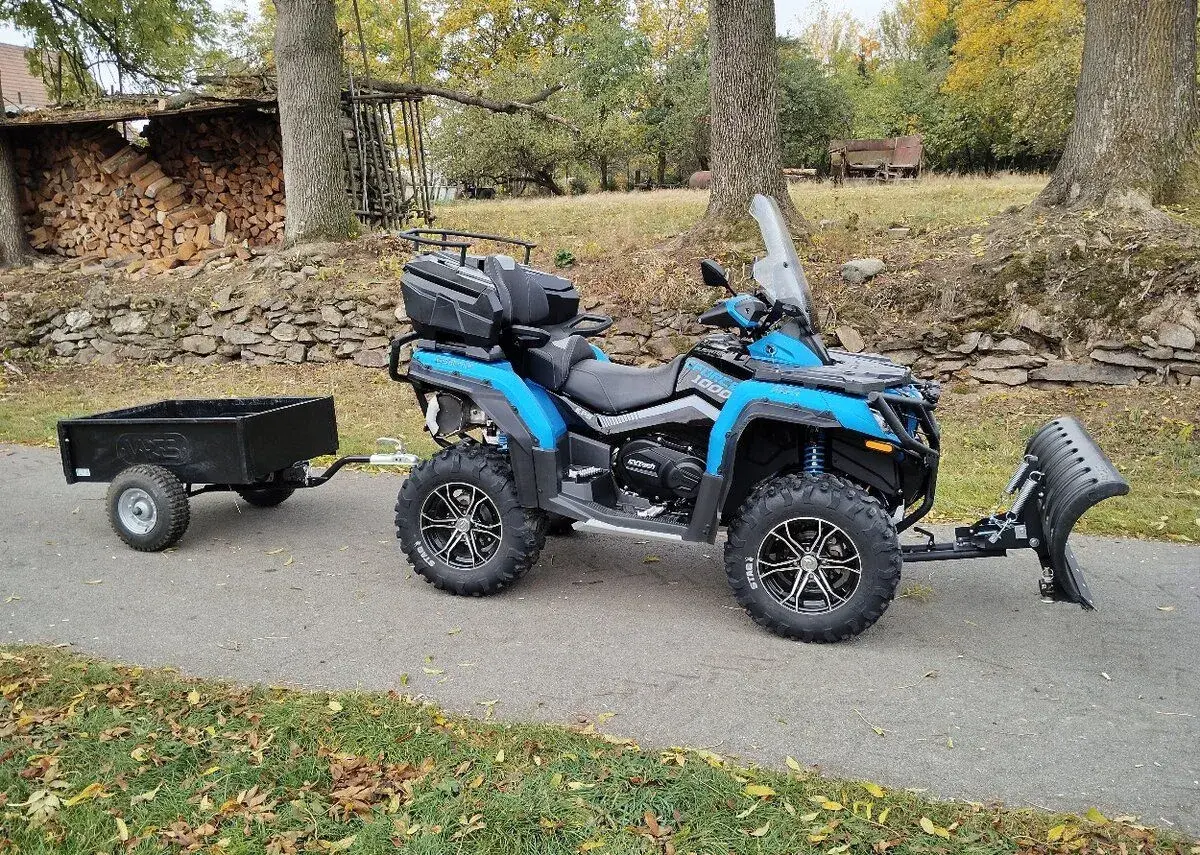 Cfmoto Gladiator X1000, 2020, EPS, bílá SPZ, 1800km, výbava.