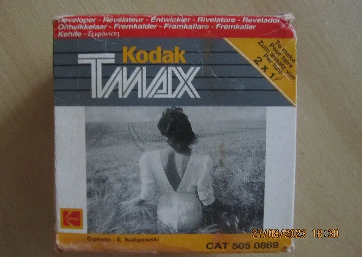 Kodak T-Max vývojka-koncventrát 2x1 litr na černobílé filmy