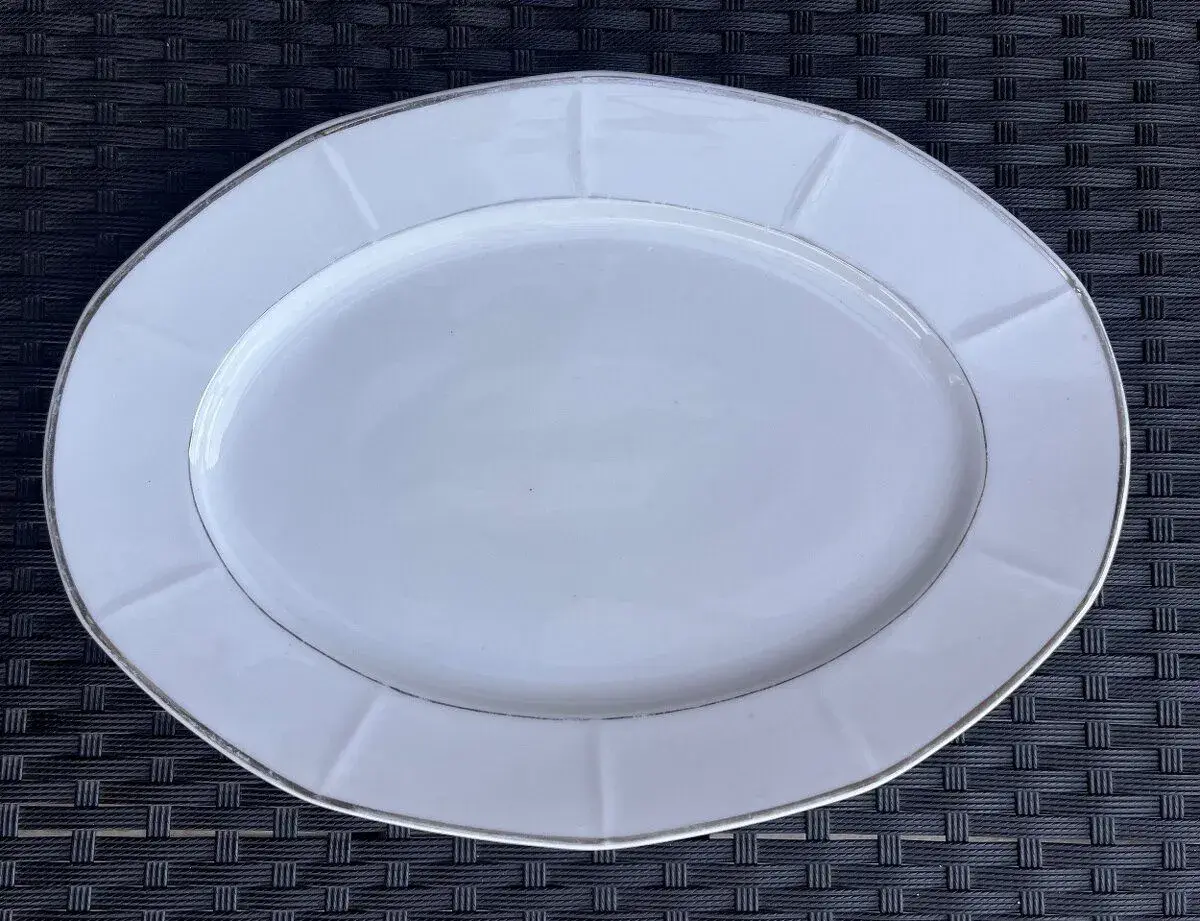 Starožitný oválný podnos Victoria / Stern - 40 cm (1. republ