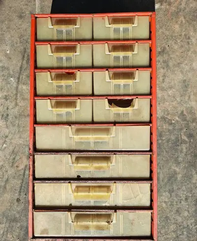 box organizér na šroubky