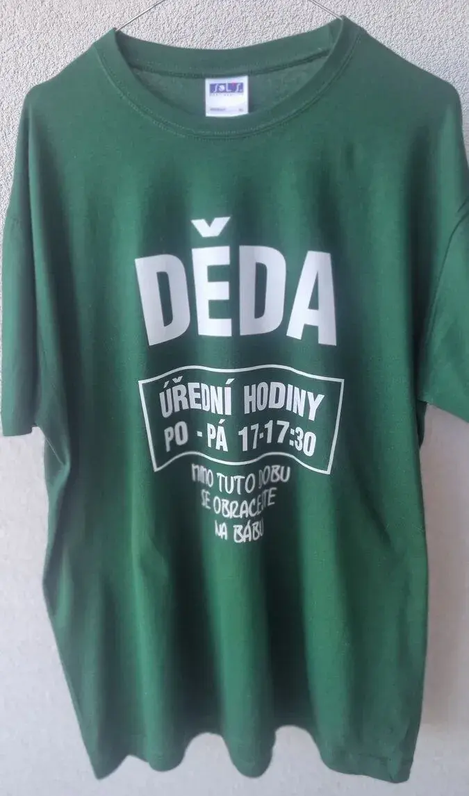 Tričko s nápisem