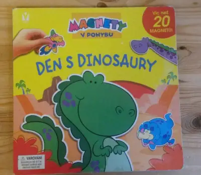 Magnetická knížka Den s dinosaury