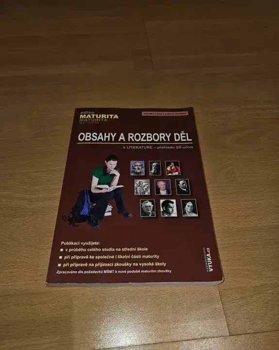 Obsahy a rozbory děl k literatuře - přehled SŠ učiva
