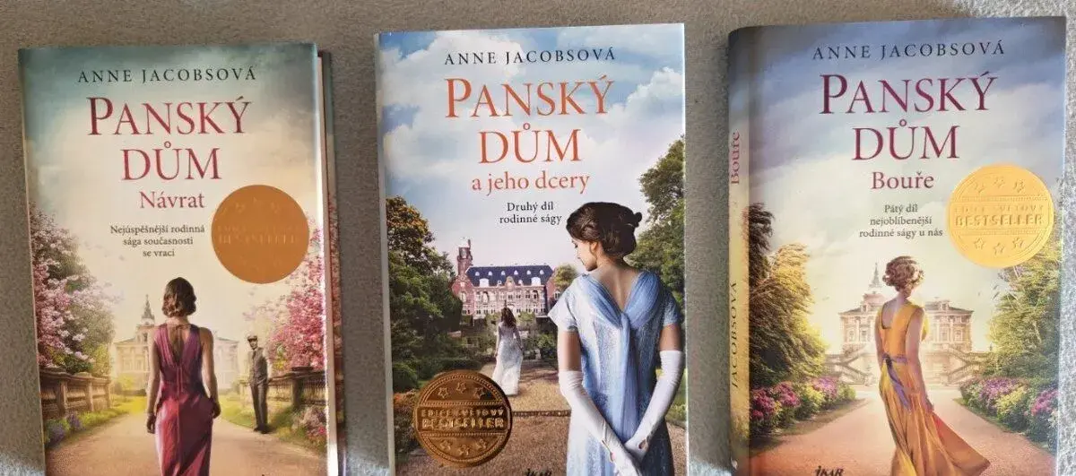 3 x Anne Jacobsová - série PANSKÝ DŮM