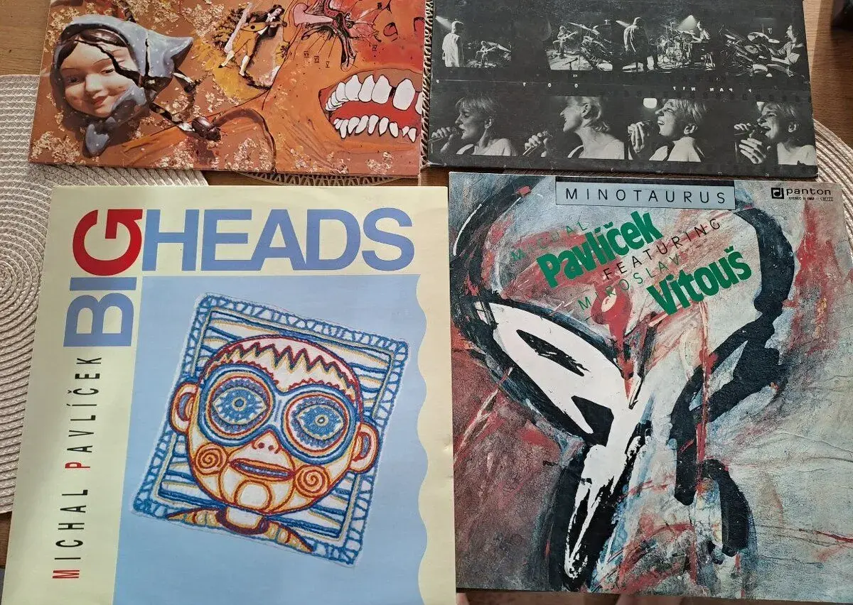 LP- Pavlíček, Andršt, Pražský výběr, Big heads, Stromboli