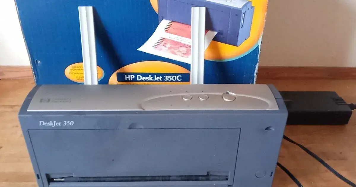 Tiskárna HP DeskJet 350C - sběratelský kousek - pěkný stav