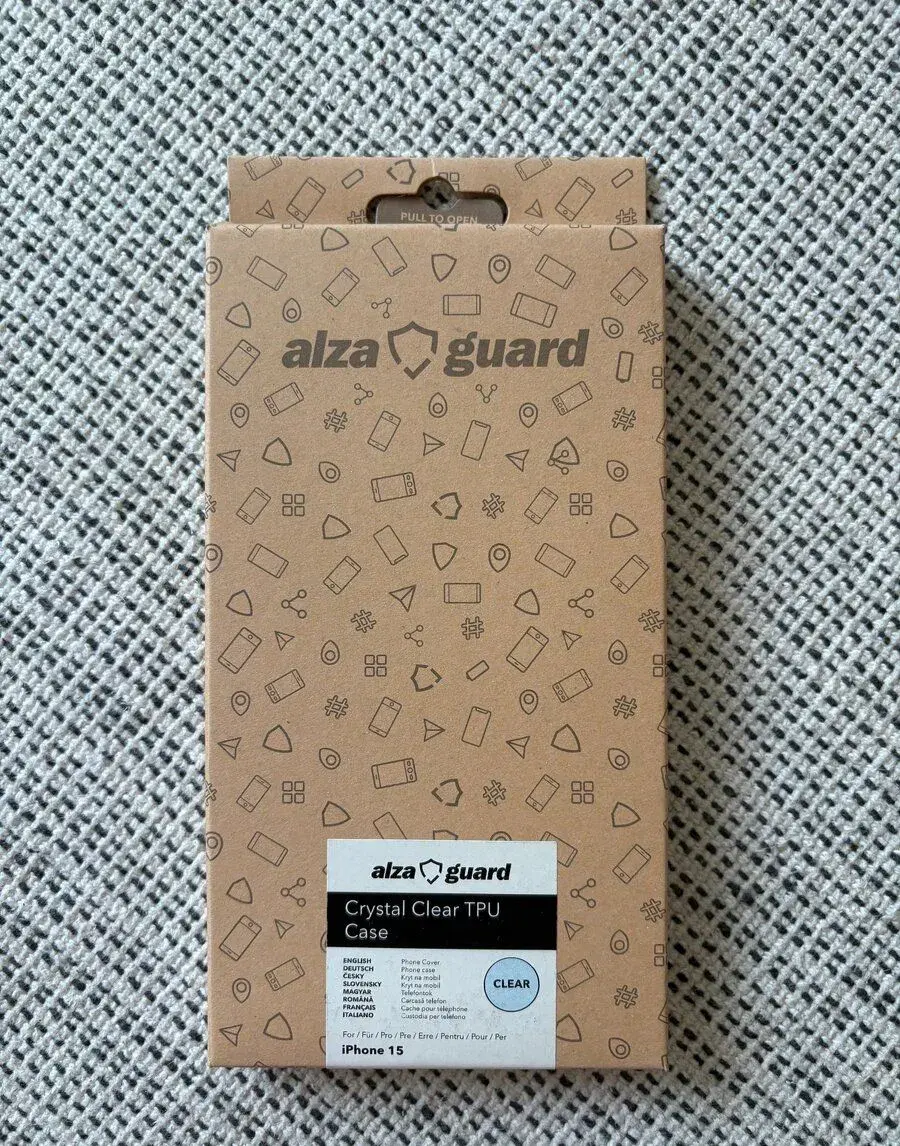AlzaGuard Crystal Clear TPU case pro iPhone 15