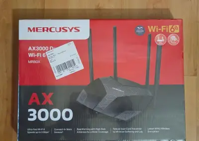 Mercusys MR80X AX3000 Wi-Fi 6 router – nový, nerozbalený