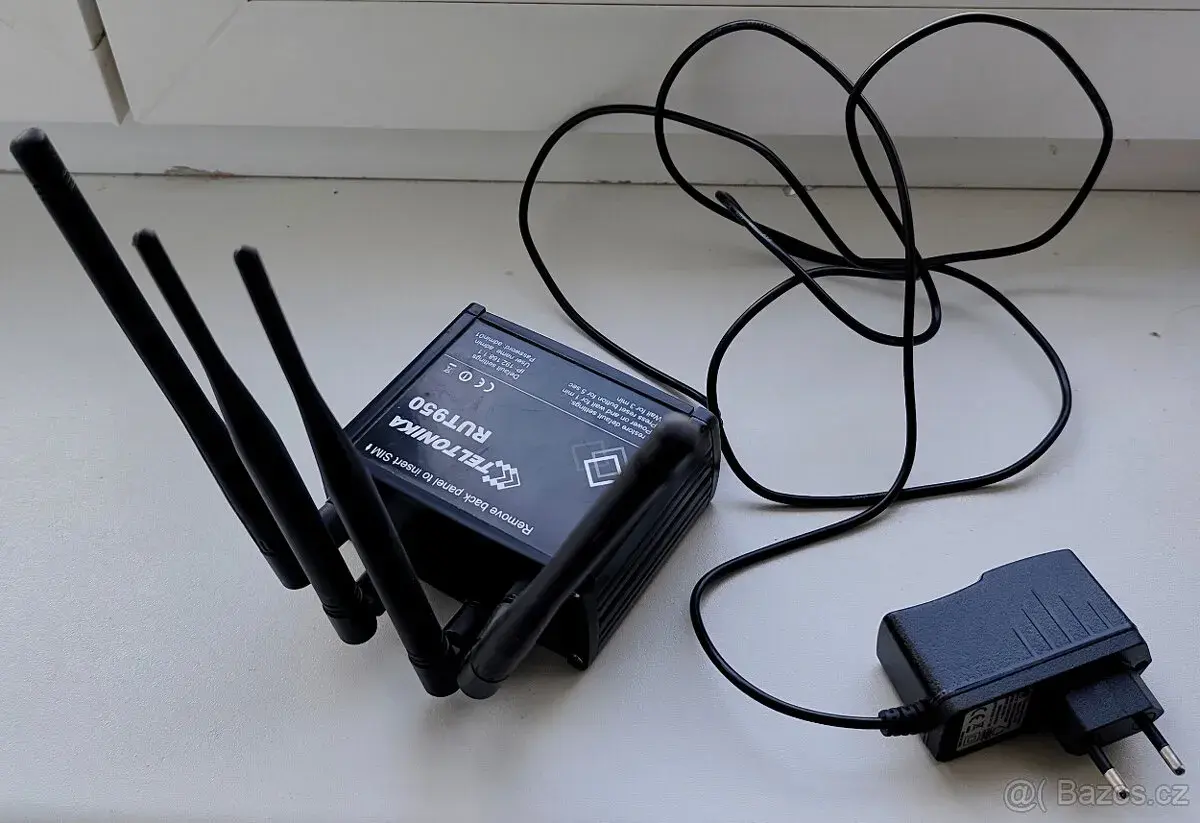 Teltonika RUT950 LTE 4G Dual SIM + 4 antény + zdroj