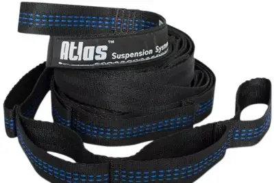Popruhy k hamace Eno Atlas Suspension System Black/Blue