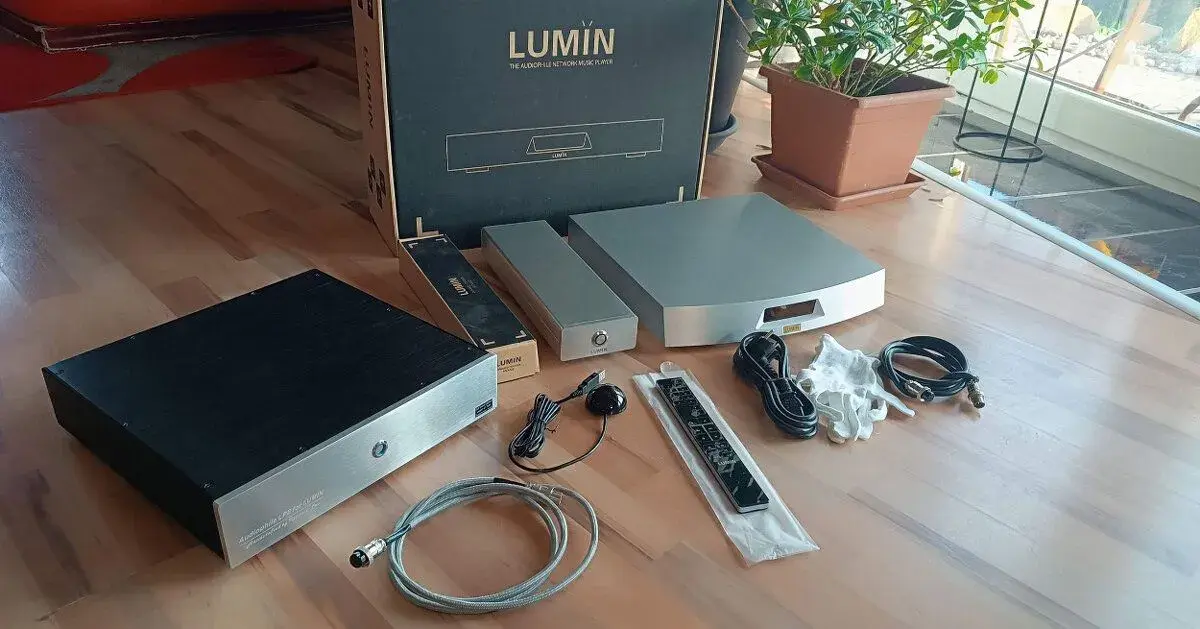 LUMIN S1 + zdroj Kenneth + DC kabel Kenneth + dálkové ovl.