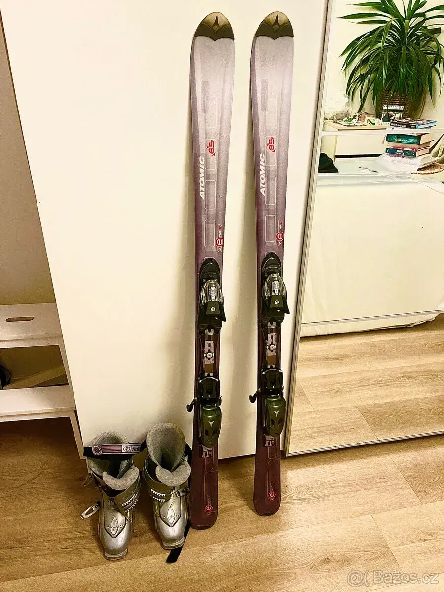 Atomic e5 – lyže 150 cm + lyžařské boty Tecnica Sense 5