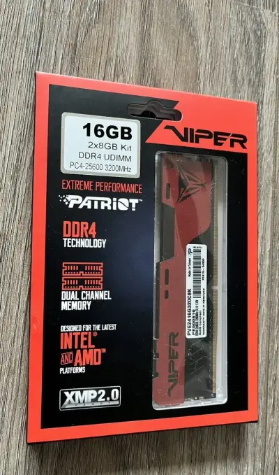 Patriot DDR4 3200Mhz RAM 2x8GB