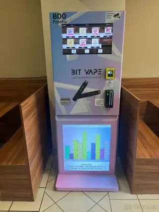 Prodejní automat na el.cigarety a drobné zboží v záruce