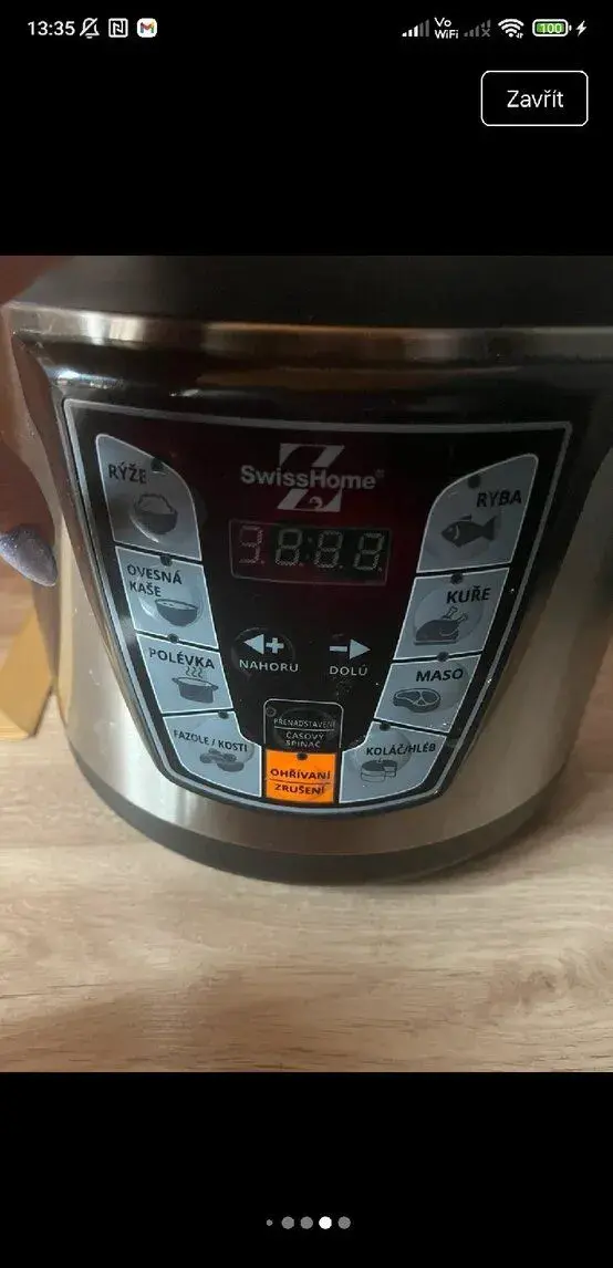 Elektrický tlakový hrnec Swisshome