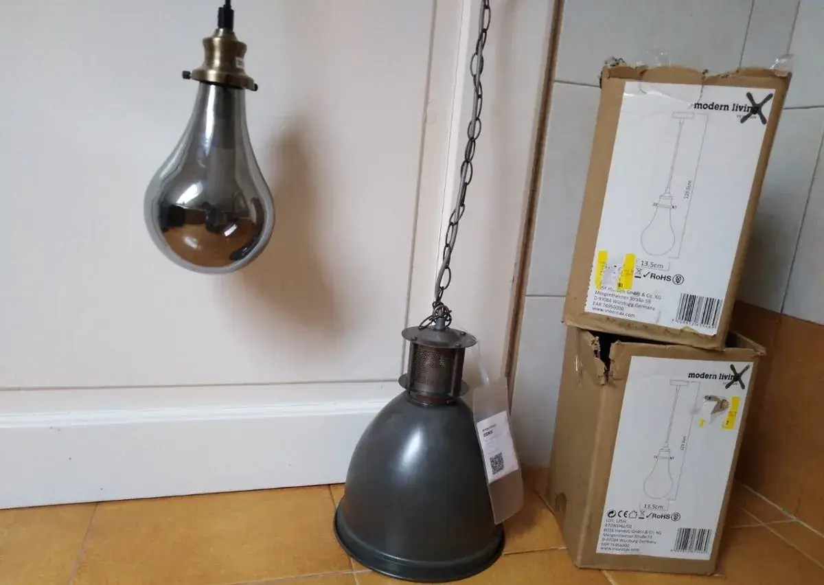 Závěsné lampy, nové