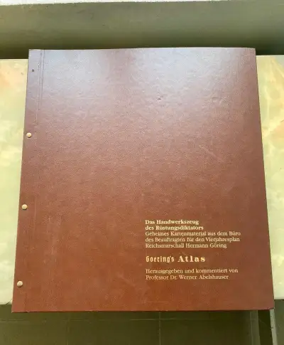 (Vzácná kniha) Hermann Goering's Atlas Mapy WWII