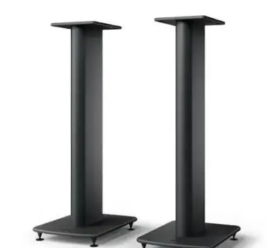 KEF S2 černé stojany na reproduktory