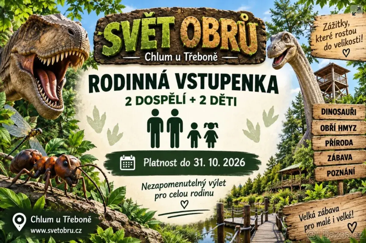 Rodinné vstupenky 2+1