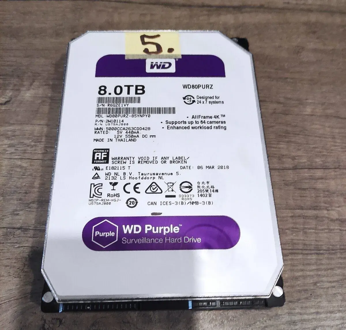 WD Purple 8TB