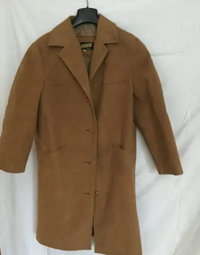 Dámský kabát imitace kůže _ 60.léta