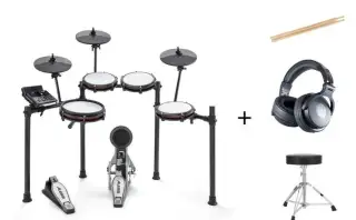 El. bicí Alesis Nitro Max + stolička a sluchátka, záruka
