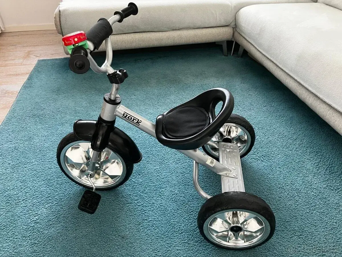 Dětská tříkolka Toyz York šedá