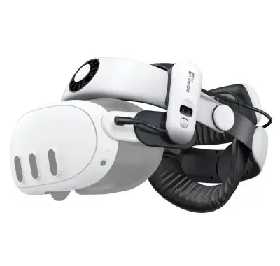 Meta Quest 3 128 GB + BOBOVR S3 Pro (10 000 mAh) + Cestovní