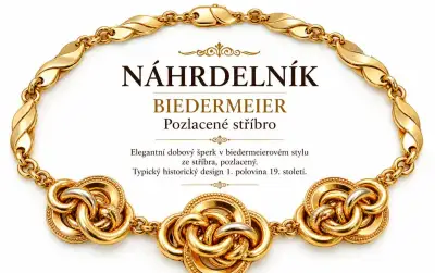 Náhrdelník model biedermayer