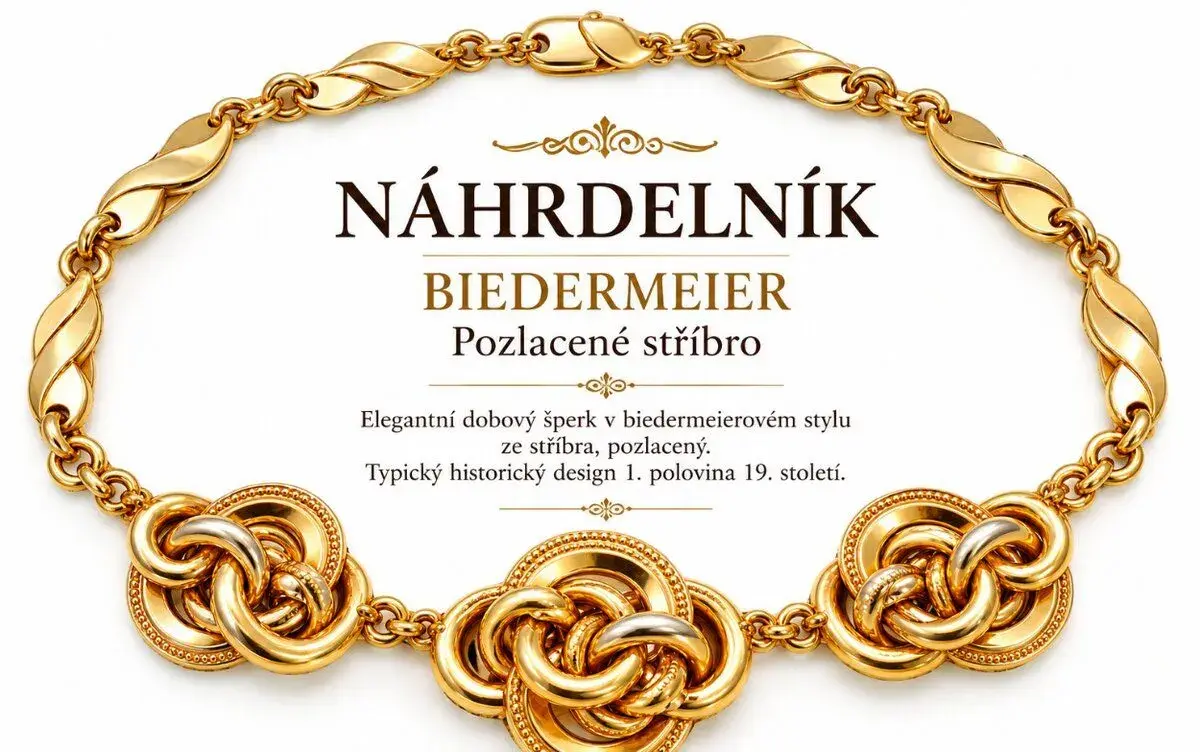 Náhrdelník model biedermayer
