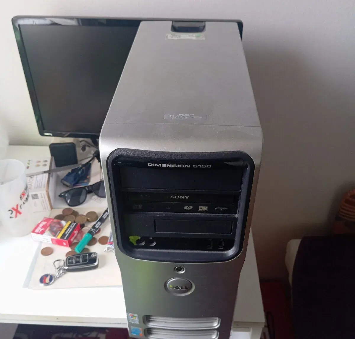 Dell Dimension 5150 retro pc case