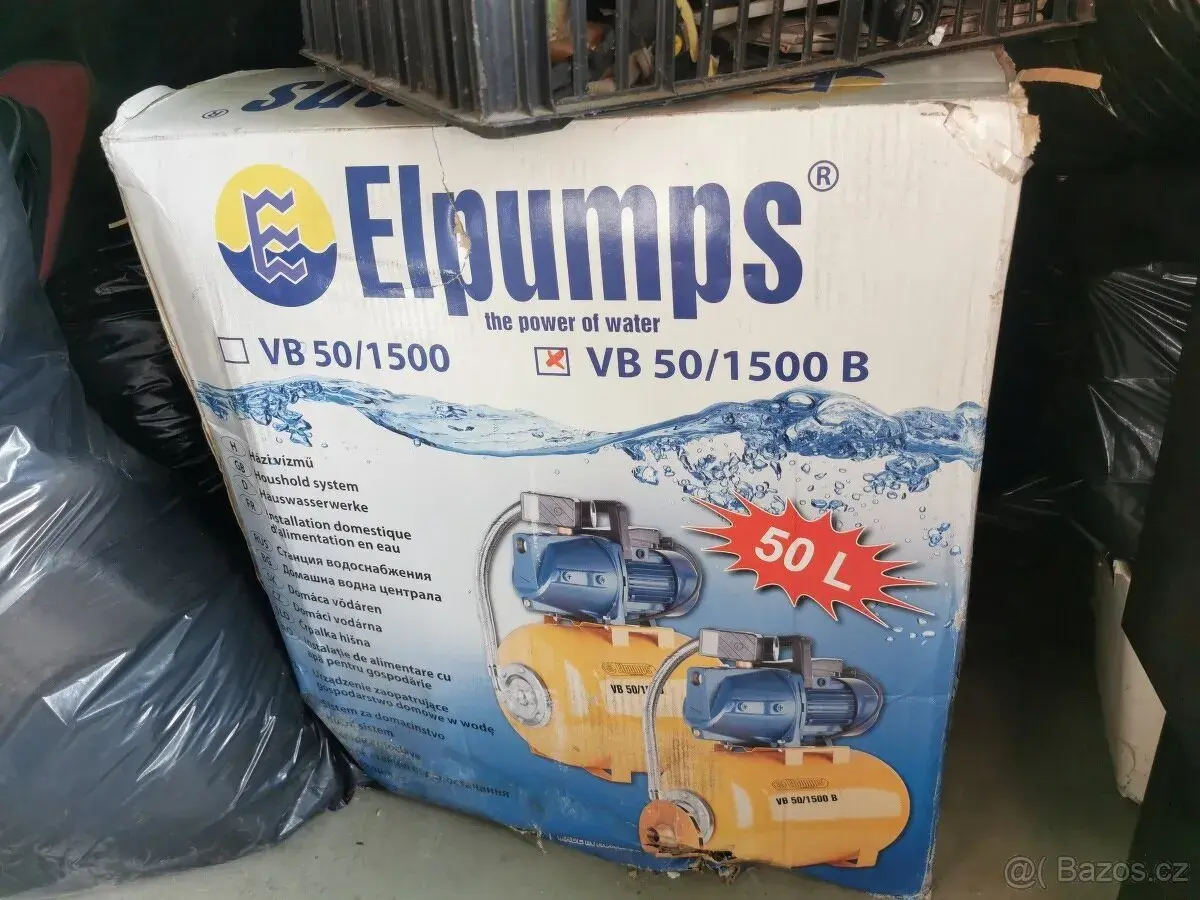 Domácí vodárna Elpumps VB 50/1500 B
