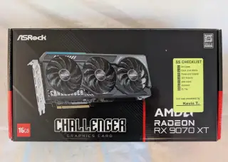 ASRock AMD Radeon RX 9070 XT Challenger 16GB GDDR6