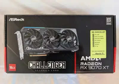 ASRock AMD Radeon RX 9070 XT Challenger 16GB GDDR6