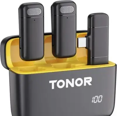 Bezdrátový klopový mikrofon TONOR Lavalier