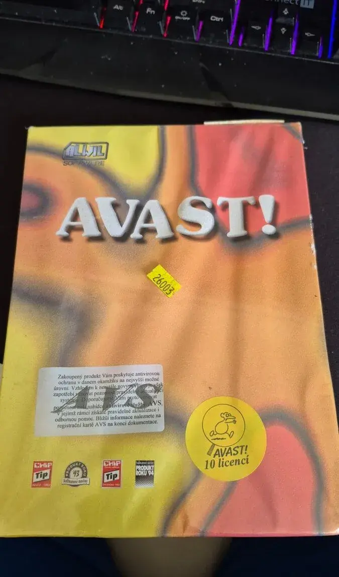 Avast 7.5 Pro (10 uživatelů) – BIG BOX na disketách – NOVÝ
