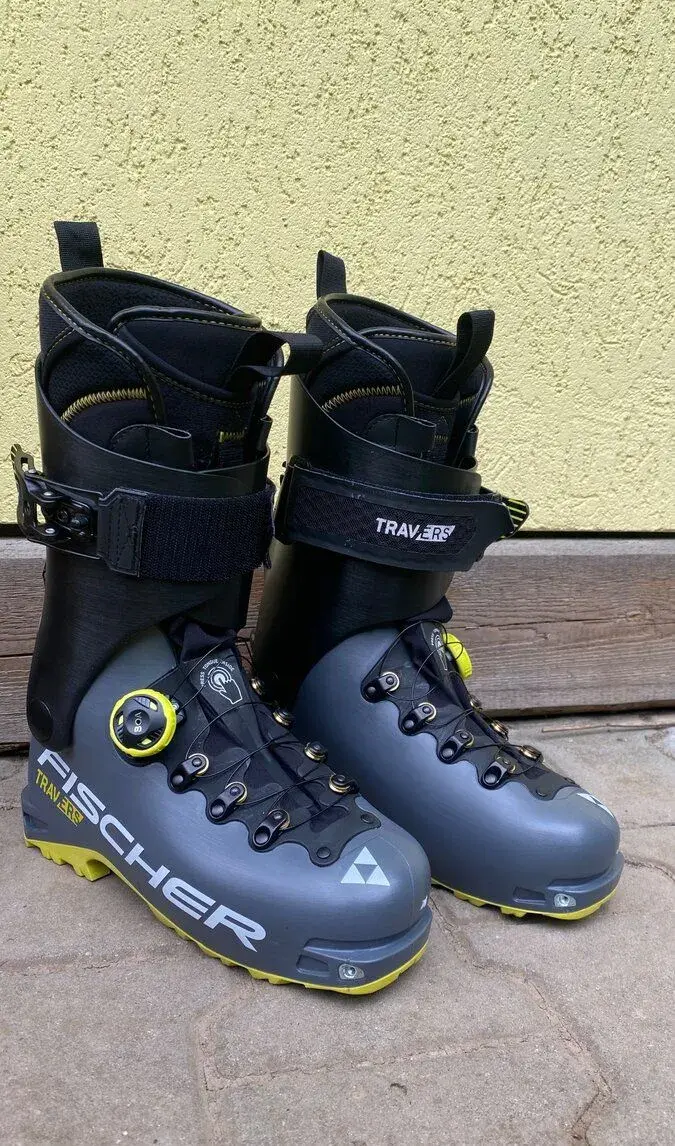 Pánské skialpové boty Fisher TRAVERS CS Yellow 27.5