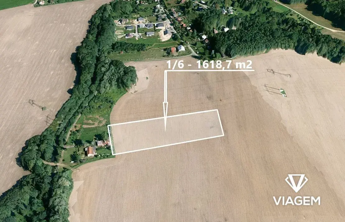 Pole 9 712 m², Podíl 17 % o výměře 1 619 m²