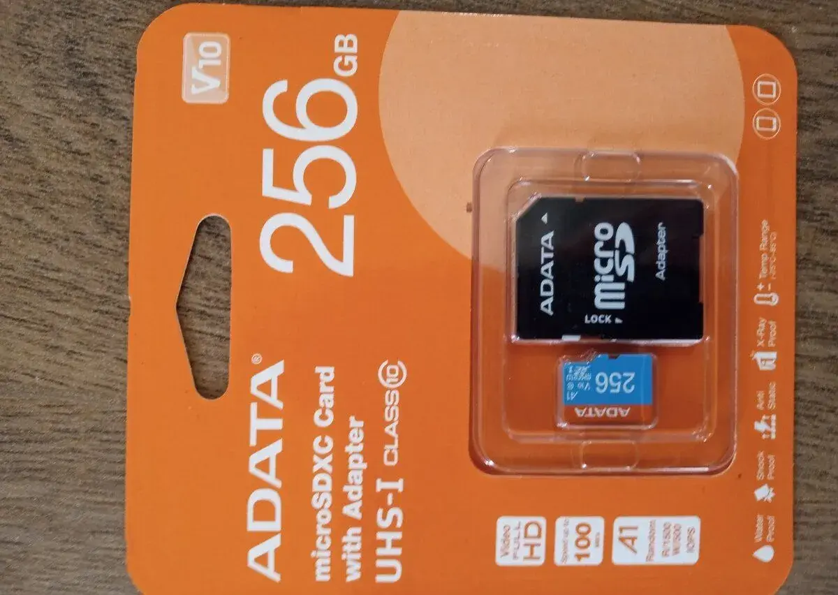 3x Paměťová karta ADATA MicroSDXC 256GB Premier